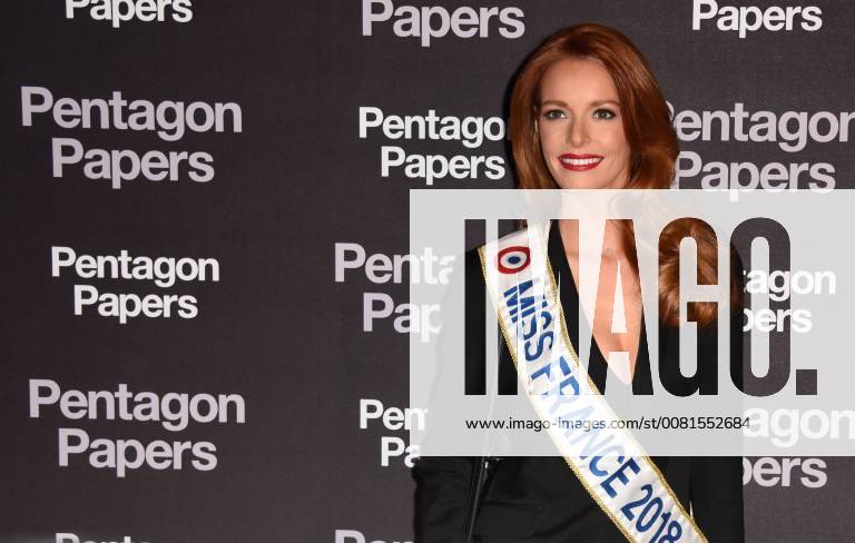 Maeva Coucke ( miss france 2018 ) CELEBRITES : Avant premiere du film PENTAGON PAPERS - Paris - 13 01 2018 FedericoPestellini Panoramic