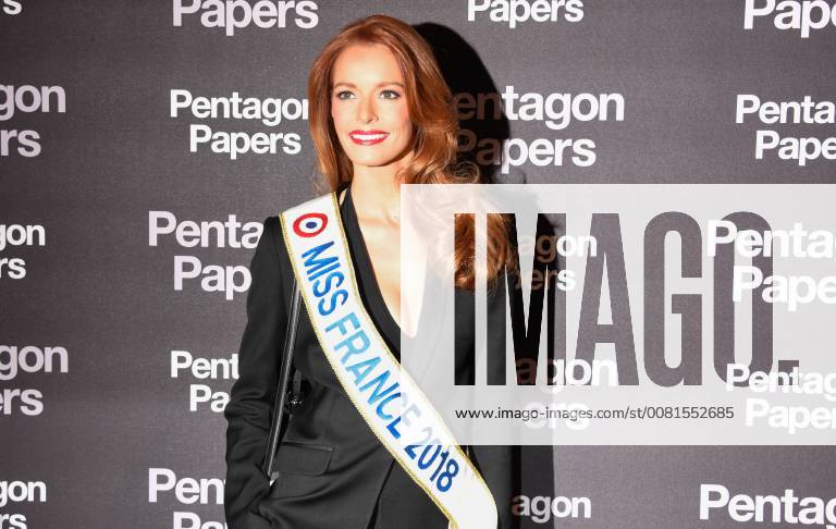 Maeva Coucke ( miss france 2018 ) CELEBRITES : Avant premiere du film PENTAGON PAPERS - Paris - 13 01 2018 FedericoPestellini Panoramic