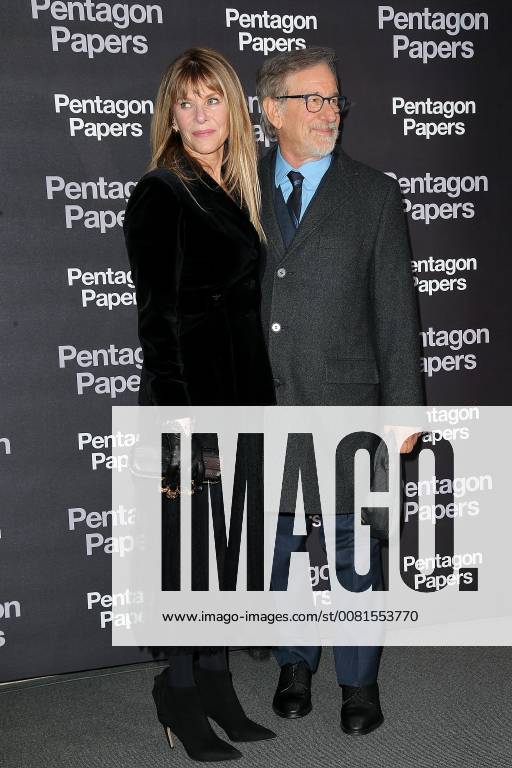 Pentagon Papers Premiere in Paris Premiere de Pentagon Papers a l UGC Normandie ides Champs Elysees a Paris. Photo: Laurent Guerin E Press photo. Steven Spielberg;Kate Capshaw Paris France 569004