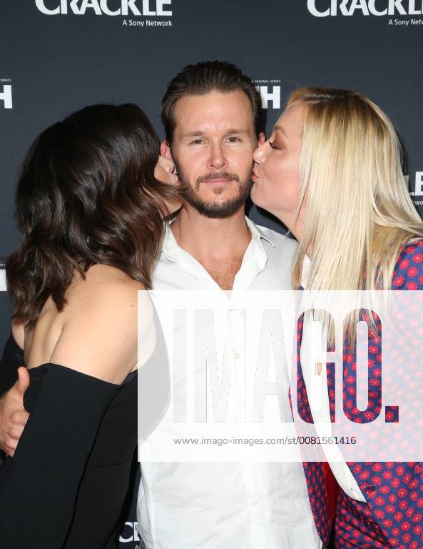 PASADENA, CA - JANUARY 14: Katrina Law, Ryan Kwanten, Elisabeth Rohm, at Photo Call For Crackle s The Oath at The Langham Huntington in Pasadena, California on January 14, 2018.