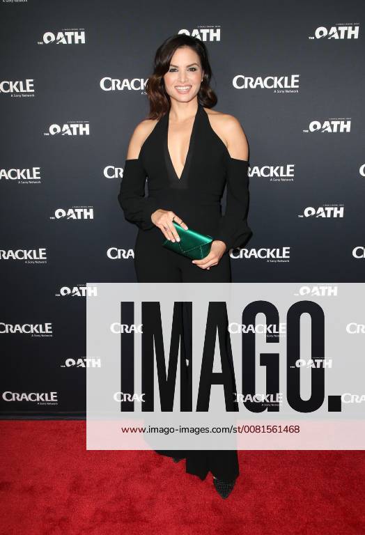 PASADENA, CA - JANUARY 14: Katrina Law, at Photo Call For Crackle s The Oath at The Langham Huntington in Pasadena, California on January 14, 2018.