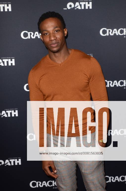 LOS ANGELES - JAN 14: Arlen Escaroeta at the Crackle s The Oath Photo Call at the Langham Huntington Hotel on January 14, 2018 in Pasadena, CA
