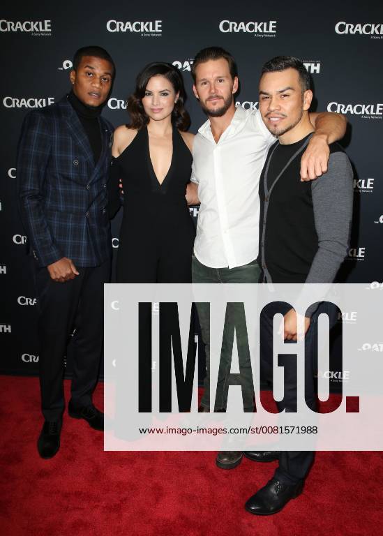 Crackle Serienpremiere in Pasadena January 15, 2018 - Pasadena, CA, U.S. - 15 January 2018 - Pasadena, California - Cory Hardrict, Katrina Law, Ryan Kwanten, Joseph Julian Soria. â€oeThe Oath†Photo Opp with the cast of Crackleâ€⠢s new drama series at The Winter TCA. Photo Credit: AdMedia Pasadena U.S. - ZUMAa123 20180115_zaa_a123_012
