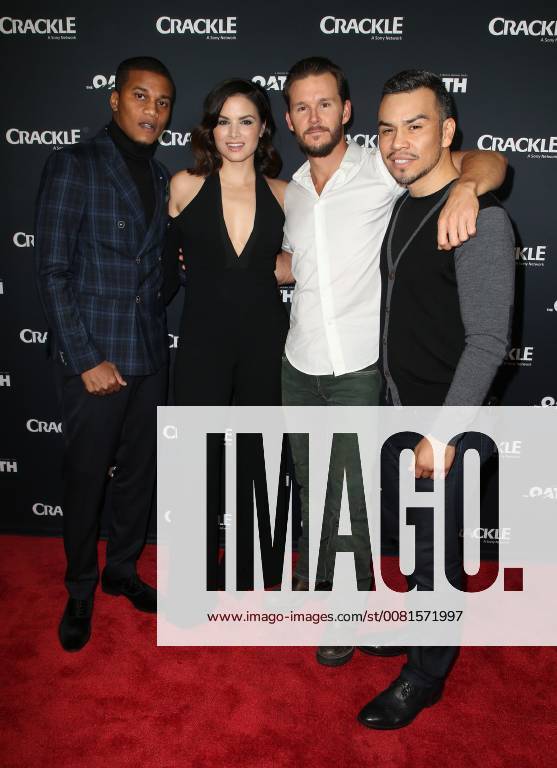 Crackle Serienpremiere in Pasadena January 15, 2018 - Pasadena, CA, U.S. - 15 January 2018 - Pasadena, California - Cory Hardrict, Katrina Law, Ryan Kwanten, Joseph Julian Soria. â€oeThe Oath†Photo Opp with the cast of Crackleâ€⠢s new drama series at The Winter TCA. Photo Credit: AdMedia Pasadena U.S. - ZUMAa123 20180115_zaa_a123_015
