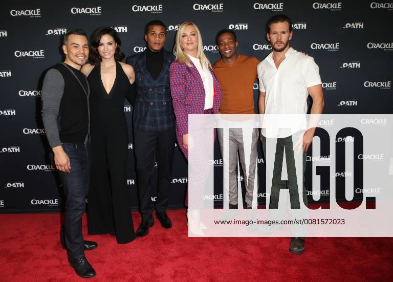 Crackle Serienpremiere in Pasadena January 15, 2018 - Pasadena, CA, U.S. - 15 January 2018 - Pasadena, California - Joseph Julian Soria, Katrina Law, Cory Hardrict, Elisabeth Rohm, Arlen Escarpeta, Ryan Kwanten. â€oeThe Oath†Photo Opp with the cast of Crackleâ€⠢s new drama series at The Winter TCA. Photo Credit: AdMedia Pasadena U.S. - ZUMAa123 20180115_zaa_a123_022