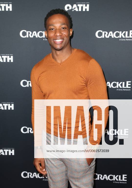 Crackle Serienpremiere in Pasadena January 15, 2018 - Pasadena, CA, U.S. - 15 January 2018 - Pasadena, California - Arlen Escarpeta. â€oeThe Oath†Photo Opp with the cast of Crackleâ€⠢s new drama series at The Winter TCA. Photo Credit: AdMedia Pasadena U.S. - ZUMAa123 20180115_zaa_a123_025