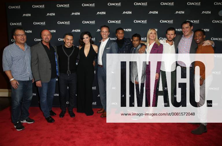 Crackle Serienpremiere in Pasadena January 15, 2018 - Pasadena, CA, U.S. - 15 January 2018 - Pasadena, California - Joe Halpin, Arlen Escarpeta, Katrina Law, Joseph Julian Soria, Eric Berger, Elisabeth Rohm, Ryan Kwanten, Cory Hardrict. Ã¢â‚¬oeThe OathÃ¢â‚¬Â Photo Opp with the cast of CrackleÃ¢â‚¬â ¢s new drama series at The Winter TCA. Photo Credit: AdMedia Pasadena U.S. - ZUMAa123 20180115_zaa_a123_028
