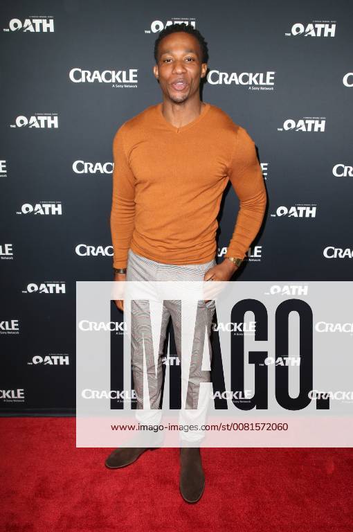 Crackle Serienpremiere in Pasadena January 15, 2018 - Pasadena, CA, U.S. - 15 January 2018 - Pasadena, California - Arlen Escarpeta. â€oeThe Oath†Photo Opp with the cast of Crackleâ€⠢s new drama series at The Winter TCA. Photo Credit: AdMedia Pasadena U.S. - ZUMAa123 20180115_zaa_a123_030