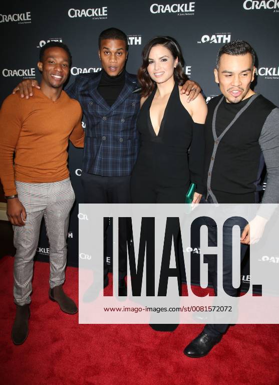 Crackle Serienpremiere in Pasadena January 15, 2018 - Pasadena, CA, U.S. - 15 January 2018 - Pasadena, California - Arlen Escarpeta, Cory Hardrict, Katrina Law, Joseph Julian Soria. â€oeThe Oath†Photo Opp with the cast of Crackleâ€⠢s new drama series at The Winter TCA. Photo Credit: AdMedia Pasadena U.S. - ZUMAa123 20180115_zaa_a123_035