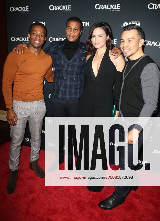 Crackle Serienpremiere in Pasadena January 15, 2018 - Pasadena, CA, U.S. - 15 January 2018 - Pasadena, California - Arlen Escarpeta, Cory Hardrict, Katrina Law, Joseph Julian Soria. â€oeThe Oath†Photo Opp with the cast of Crackleâ€⠢s new drama series at The Winter TCA. Photo Credit: AdMedia Pasadena U.S. - ZUMAa123 20180115_zaa_a123_037