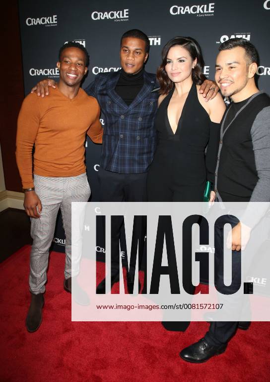Crackle Serienpremiere in Pasadena January 15, 2018 - Pasadena, CA, U.S. - 15 January 2018 - Pasadena, California - Arlen Escarpeta, Cory Hardrict, Katrina Law, Joseph Julian Soria. â€oeThe Oath†Photo Opp with the cast of Crackleâ€⠢s new drama series at The Winter TCA. Photo Credit: AdMedia Pasadena U.S. - ZUMAa123 20180115_zaa_a123_047