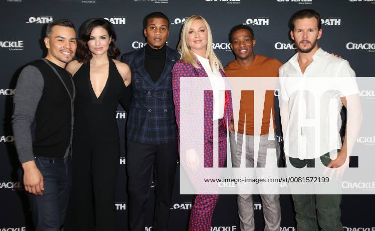 Crackle Serienpremiere in Pasadena January 15, 2018 - Pasadena, CA, U.S. - 15 January 2018 - Pasadena, California - Joseph Julian Soria, Katrina Law, Cory Hardrict, Elisabeth Rohm, Arlen Escarpeta, Ryan Kwanten. â€oeThe Oath†Photo Opp with the cast of Crackleâ€⠢s new drama series at The Winter TCA. Photo Credit: AdMedia Pasadena U.S. - ZUMAa123 20180115_zaa_a123_076