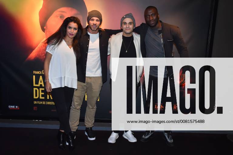 Sabrina Ouazani, Franck Gastambide, Malik Bentalha et Moussa Mansaly - Avant premiere du film La Surface de Reparation au cinema UGC Bercy a Paris CELEBRITES : Avant Premiere La Surface De Reparartion - Paris - 15 01 2018 LionelUrman Panoramic