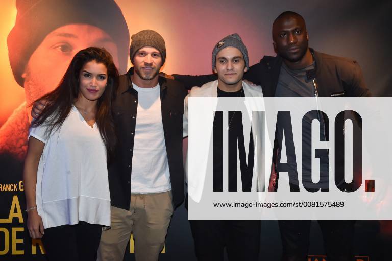 Sabrina Ouazani, Franck Gastambide, Malik Bentalha et Moussa Mansaly - Avant premiere du film La Surface de Reparation au cinema UGC Bercy a Paris CELEBRITES : Avant Premiere La Surface De Reparartion - Paris - 15 01 2018 LionelUrman Panoramic