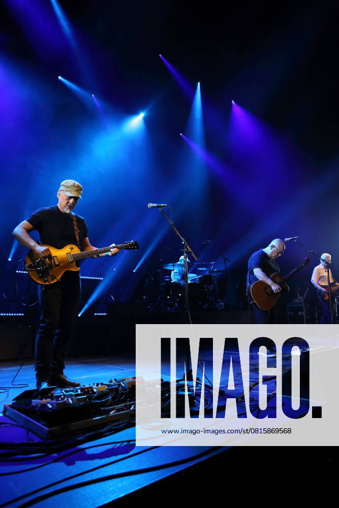 Joey Santiago, David Lovering, Black Francis and Emma Richardson, from left, from the band Pixies at a concert at the Tempodrom in Berlin, May 1, 2025 Pixies concert Berlin