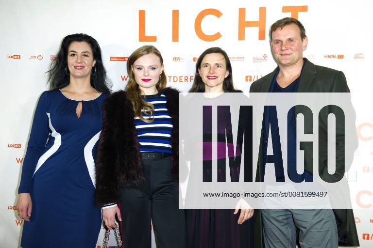 Katja Kolm Maria Dragus Barbara Albert and Devid Striesow at the premiere of the movie light in the Delphi Filmpalast Berlin 17 01 2018 Foto:xC.xBehringx xFuturexImage