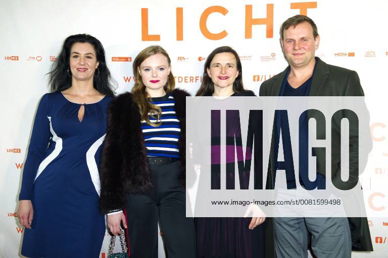 Katja Kolm Maria Dragus Barbara Albert and Devid Striesow at the premiere of the movie light in the Delphi Filmpalast Berlin 17 01 2018 Foto:xC.xBehringx xFuturexImage