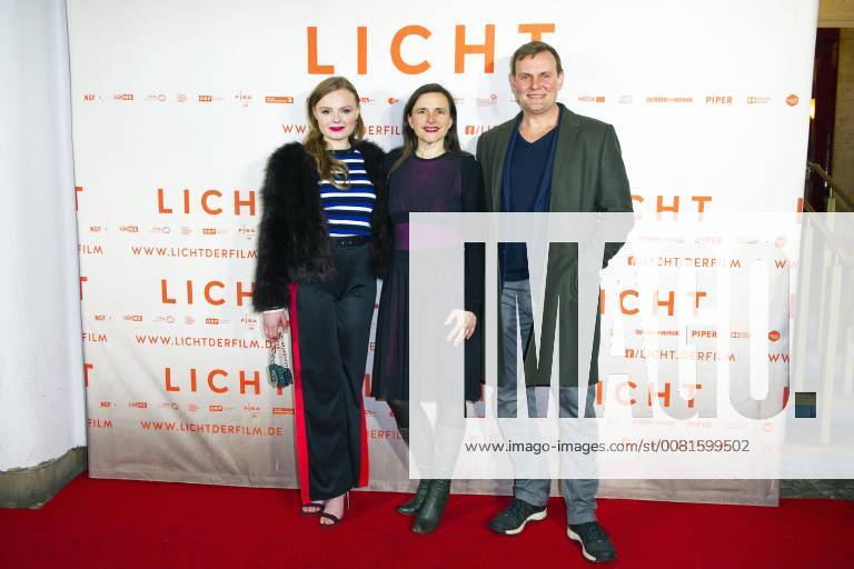 Maria Dragus Barbara Albert and Devid Striesow at the premiere of the movie light in the Delphi Filmpalast Berlin 17 01 2018 Foto:xC.xBehringx xFuturexImage