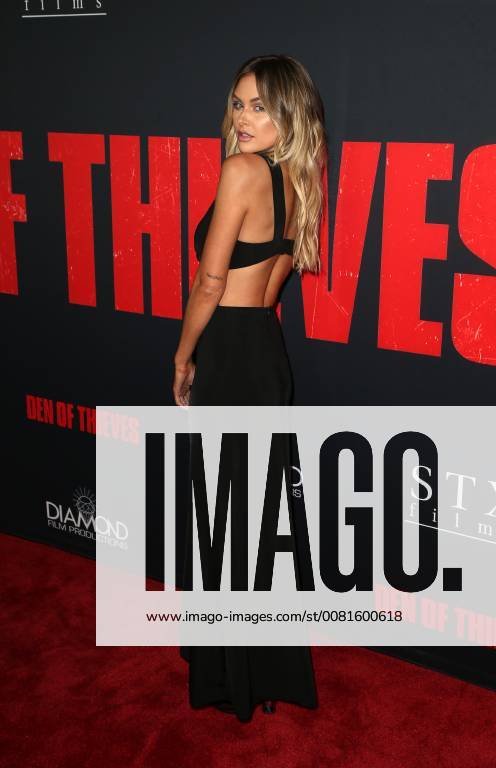 LOS ANGELES, CA - JANUARY 17: Lala Kent, at the premiere of Den Of Thieves at Regal Theaters at LA Live in Los Angeles, California on January 17, 2018.