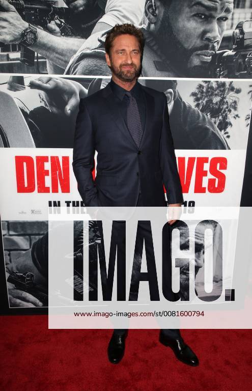 LOS ANGELES, CA - JANUARY 17: Gerard Butler, at the premiere of Den Of Thieves at Regal Theaters at LA Live in Los Angeles, California on January 17, 2018.