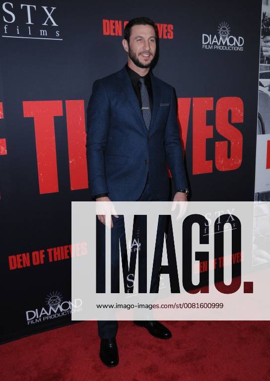 Los Angeles, CA, U.S. - 17 January 2018 - Los Angeles, California - Pablo Schreiber. Den of Thieves Los Angeles Premiere held at Regal Cinemas LA Live. Photo Credit: Birdie Thompson AdMedia Los Angeles U.S. - ZUMAa123 20180117_zaa_a123_232