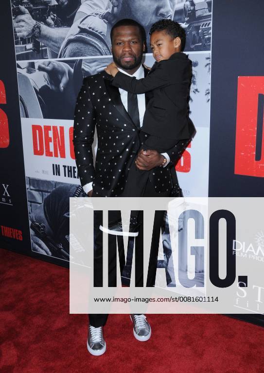 Los Angeles, CA, U.S. - 17 January 2018 - Los Angeles, California - Curtis 50 Cent Jackson, Sire Jackson. Den of Thieves Los Angeles Premiere held at Regal Cinemas LA Live. Photo Credit: Birdie Thompson AdMedia Los Angeles U.S. - ZUMAa123 20180117_zaa_a123_201