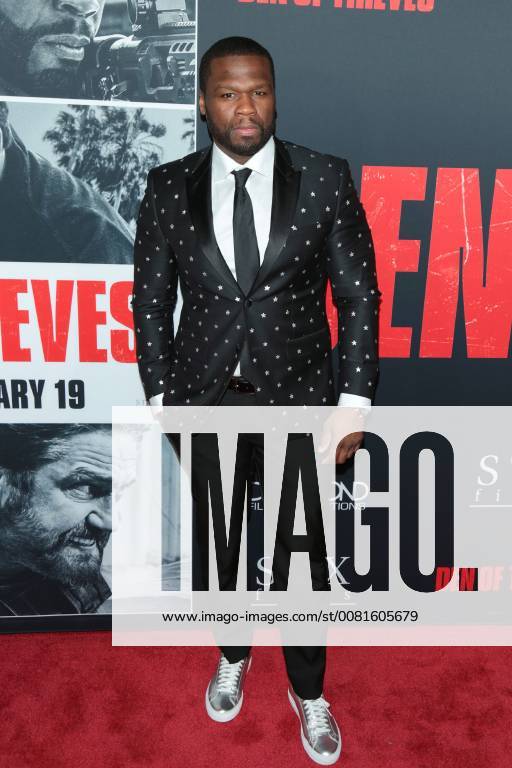 Curtis Jackson aka 50 cent at the den of thieves movie premiere on 17 01 2018 in Los Angeles the of thieves movie premiere in Los Angeles 2018