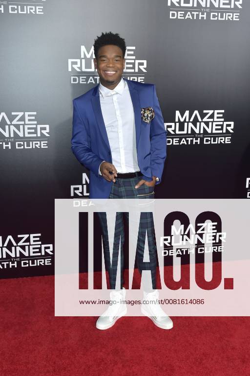 Dexter Darden in the fan screening of the movie maze runner the death cure maze runner the elect in the death zone at the AMC century city 15 theatre of Los Angeles 18 01 2018 Foto:xD.xStarbuckx xFuturexImage