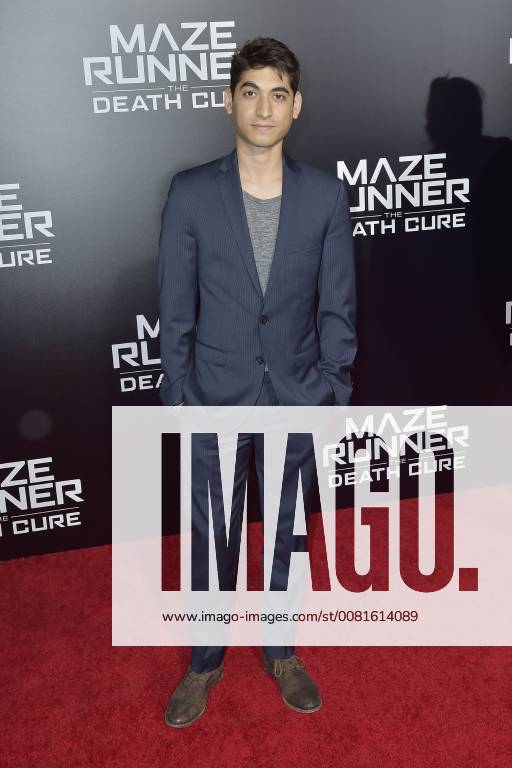 Alexander Flores in the fan screening of the movie maze runner the death cure maze runner the elect in the death zone at the AMC century city 15 theatre of Los Angeles 18 01 2018 Foto:xD.xStarbuckx xFuturexImage