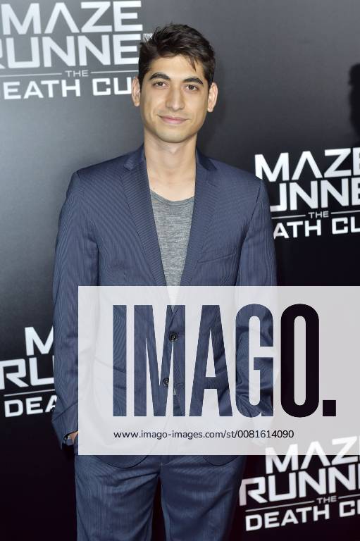 Alexander Flores in the fan screening of the movie maze runner the death cure maze runner the elect in the death zone at the AMC century city 15 theatre of Los Angeles 18 01 2018 Foto:xD.xStarbuckx xFuturexImage