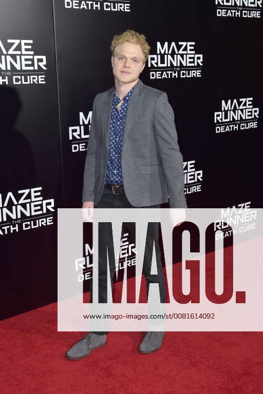 Joe Adler at the fan screening of the movie maze runner the death cure maze runner the elect in the death zone at the AMC century city 15 theatre of Los Angeles 18 01 2018 Foto:xD.xStarbuckx xFuturexImage