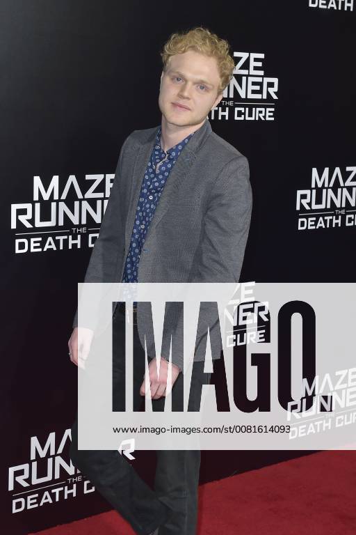 Joe Adler at the fan screening of the movie maze runner the death cure maze runner the elect in the death zone at the AMC century city 15 theatre of Los Angeles 18 01 2018 Foto:xD.xStarbuckx xFuturexImage