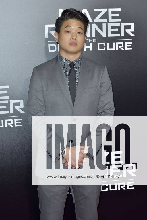 Ki Hong Lee at the fan screening of the movie maze runner the death cure maze runner the elect in the death zone at the AMC century city 15 theatre of Los Angeles 18 01 2018 Foto:xD.xStarbuckx xFuturexImage