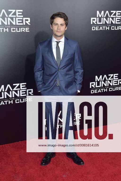 Dylan O Brien in the fan screening of the movie maze runner the death cure maze runner the elect in the death zone at the AMC century city 15 theatre of Los Angeles 18 01 2018 Foto:xD.xStarbuckx xFuturexImage