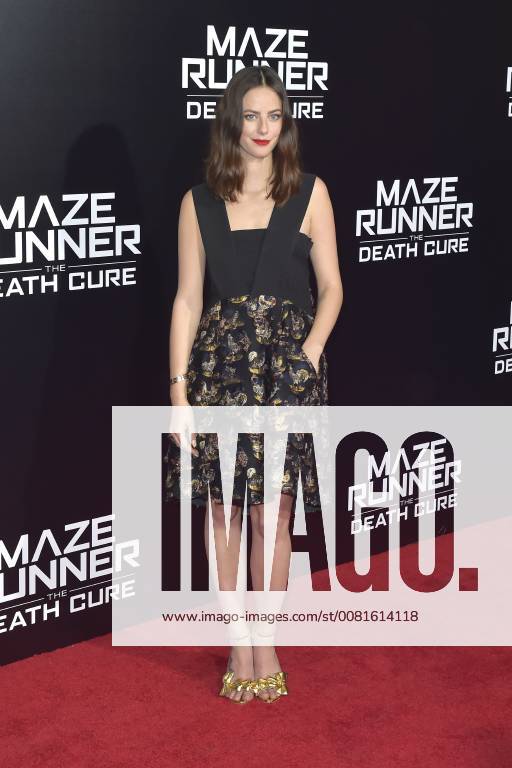 Kaya Scodelario in the fan screening of the movie maze runner the death cure maze runner the elect in the death zone at the AMC century city 15 theatre of Los Angeles 18 01 2018 Foto:xD.xStarbuckx xFuturexImage