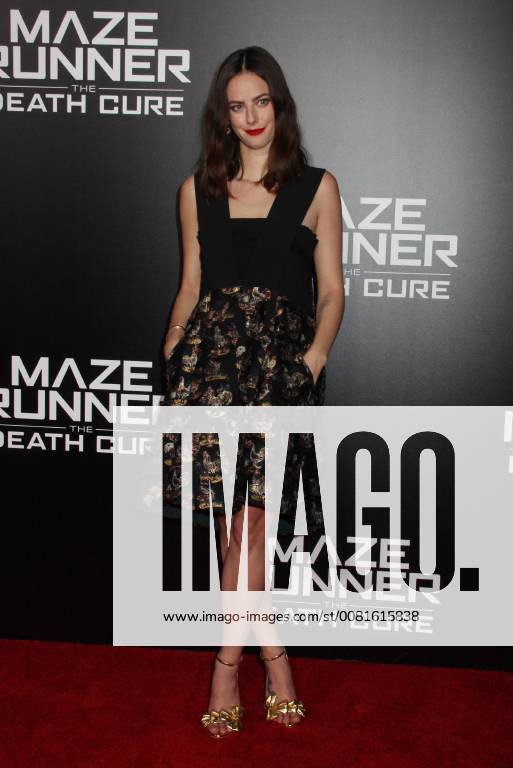 Kaya Scodelario 01 18 2018 Red Carpet Fan Screening of Maze Runner: The Death Cure held at AMC Century City 15 at Westfield Century City Mall in Los Angeles, CA