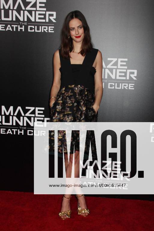 Kaya Scodelario 01 18 2018 Red Carpet Fan Screening of Maze Runner: The Death Cure held at AMC Century City 15 at Westfield Century City Mall in Los Angeles, CA
