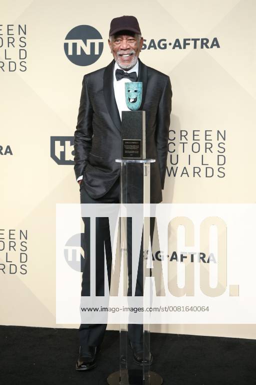 LOS ANGELES, CA - JANUARY 21: Morgan Freeman at The 24th Annual Screen Actors Guild Awards - Press Room held at The Shrine Auditorium in Los Angeles, California on January 21, 2018.