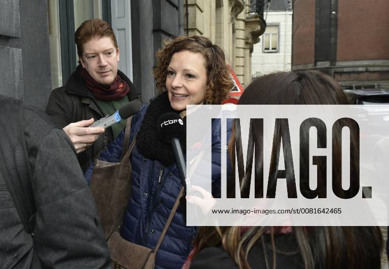 Federation Wallonia - Brussels Minister of Education and School Buildings Marie-Martine Schyns arrives for a party bureau of french-speaking Christian democrats cdH, on Monday 22 January 2018 in Namur. JOHNxTHYS 05281045
