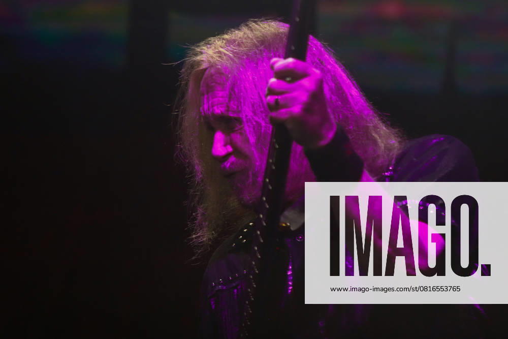 Ian Hill Bassist of the British band Judas Priest performing on stage as part of the Monster of Rock Tour at Mexico City Arena. on May 4, 2025 in Mexico City, Mexico. Mexico City Mexico - ZUMAe321 20250504_zea_e321_051