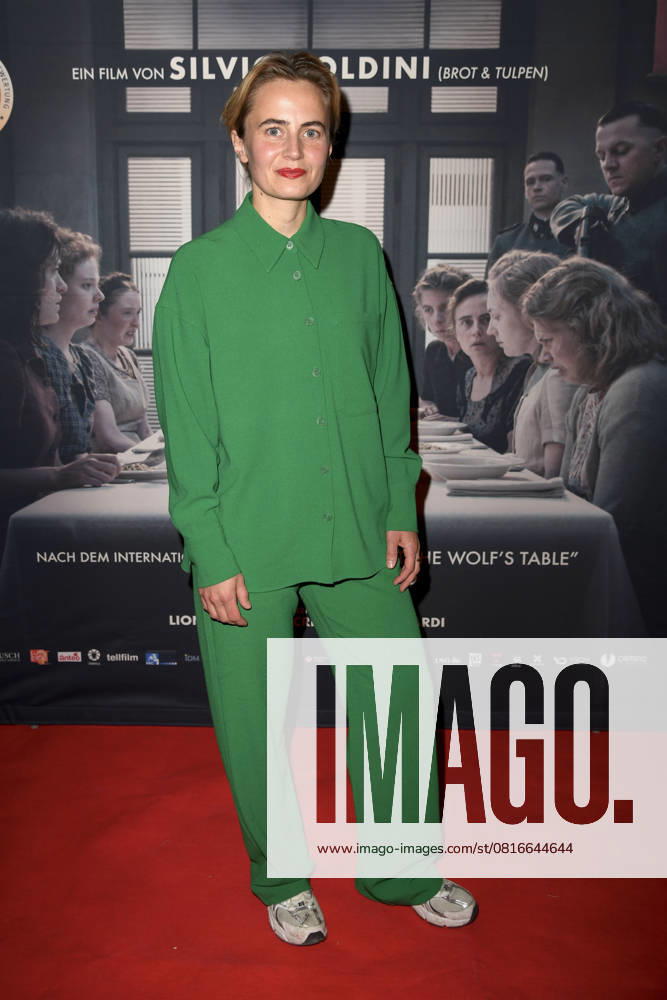Olga von Luckwald German actress on the red carpet at the movie premiere Die Vorkosterinnen at Kino Babylon on May 05, 2025 in Berlin Berlin Germany