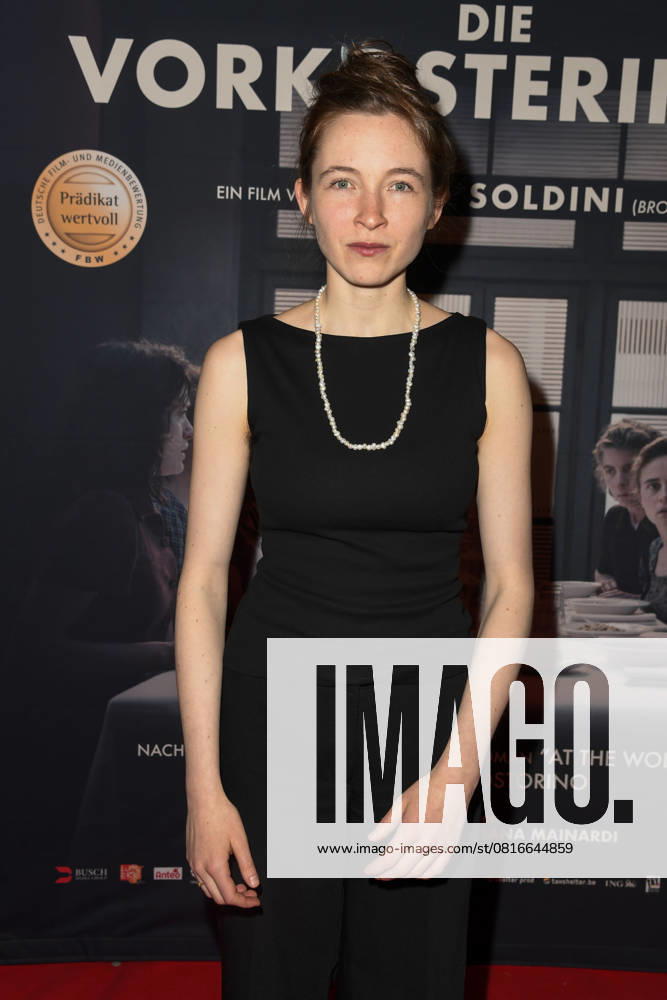 Kriemhild Hamann as a guest on the red carpet at the movie premiere Die Vorkosterinnen at Babylon cinema on 05 05 2025 in Berlin Berlin Germany