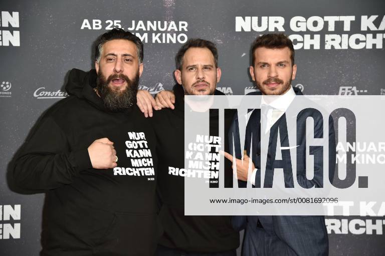 Kida Khodr Ramadan Moritz BLEIBTREU and Hains in which only God can set movie premiere on 25 01 2018 in Berlin only God can set screening in Berlin 2018