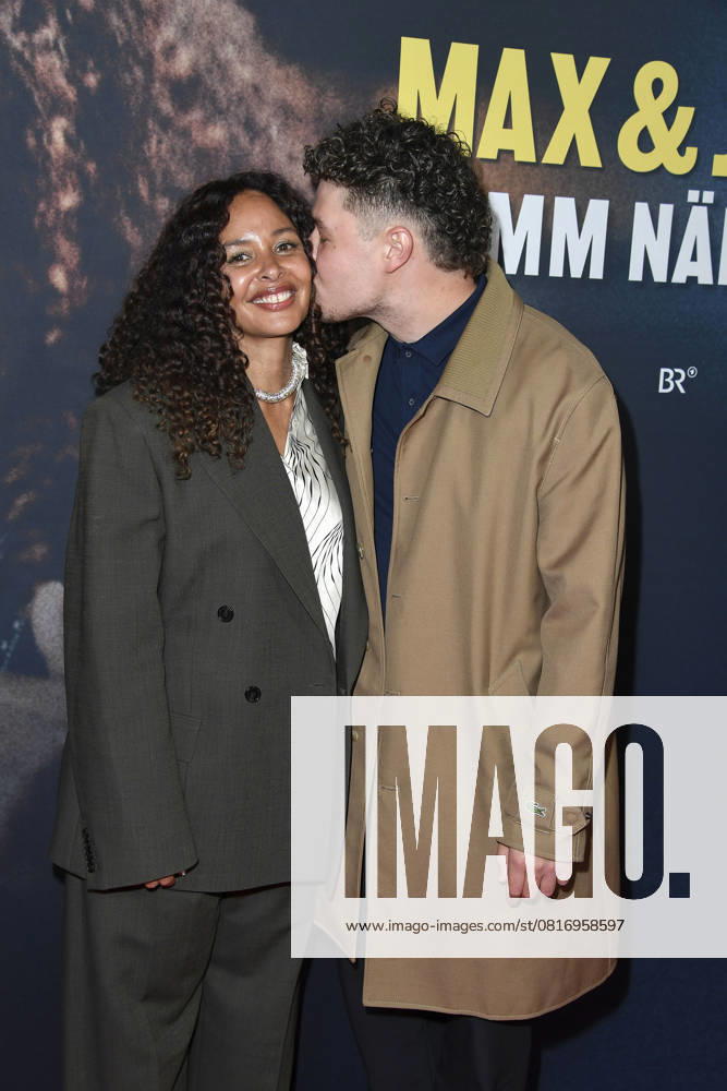Joy Denalane and her son Isaiah Naledi at the premiere of the 3-part ARD documentary film series öMax und Joy komm naeher from 8 5 205 in the ARD Mediathek on 7 05 2025 in the Astor Filmlounge in Berlin ARD documentary series Max Joy komm naeher celebrates premiere in Berlin