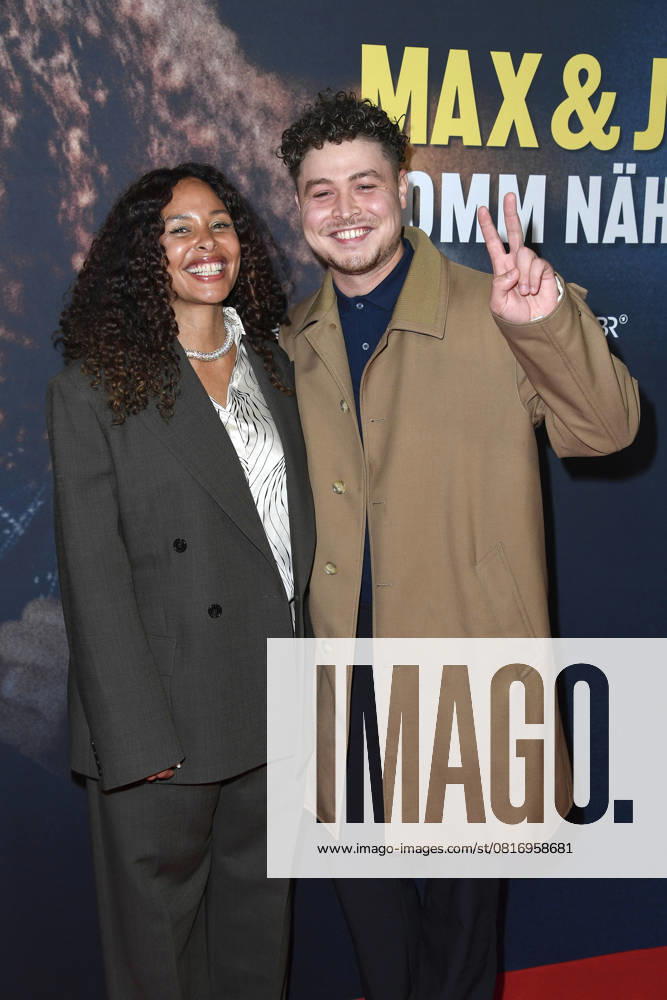 Joy Denalane and her son Isaiah Naledi at the premiere of the 3-part ARD documentary film series öMax und Joy komm naeher from 8 5 205 in the ARD Mediathek on 7 05 2025 in the Astor Filmlounge in Berlin ARD documentary series Max Joy komm naeher celebrates premiere in Berlin
