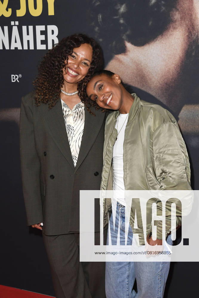 Joy Denalane and Hadnet Tesfai at the premiere of the 3-part ARD documentary film series öMax and Joy komm naeher from 8 5 205 in the ARD Mediathek on 7 05 2025 in the Astor Filmlounge in Berlin ARD documentary series Max Joy komm naeher celebrates premiere in Berlin
