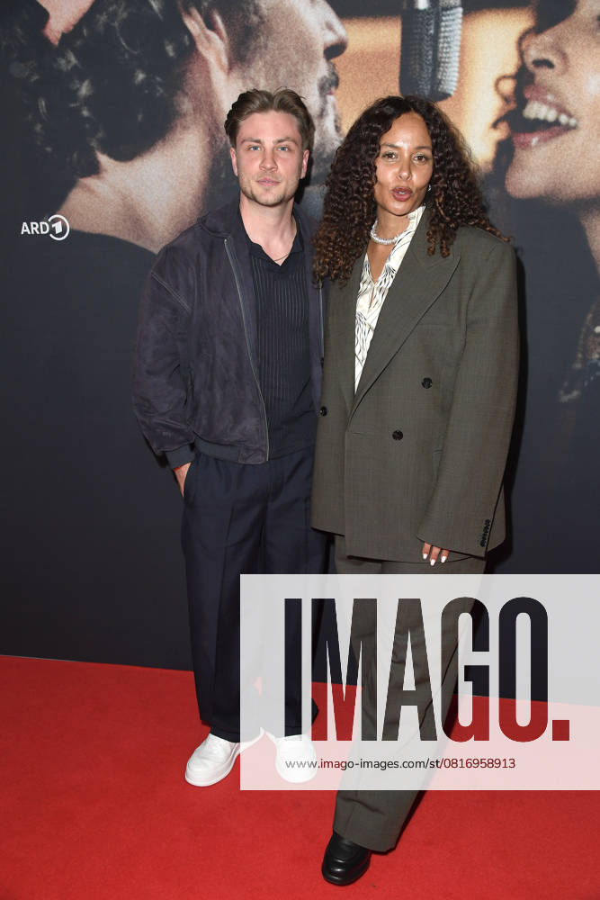 Jannik Schuemann and Joy Denalane at the premiere of the 3-part ARD documentary film series öMax und Joy komm naeher from 8 5 205 in the ARD Mediathek on 7 05 2025 in the Astor Filmlounge in Berlin ARD documentary series Max Joy komm naeher celebrates premiere in Berlin