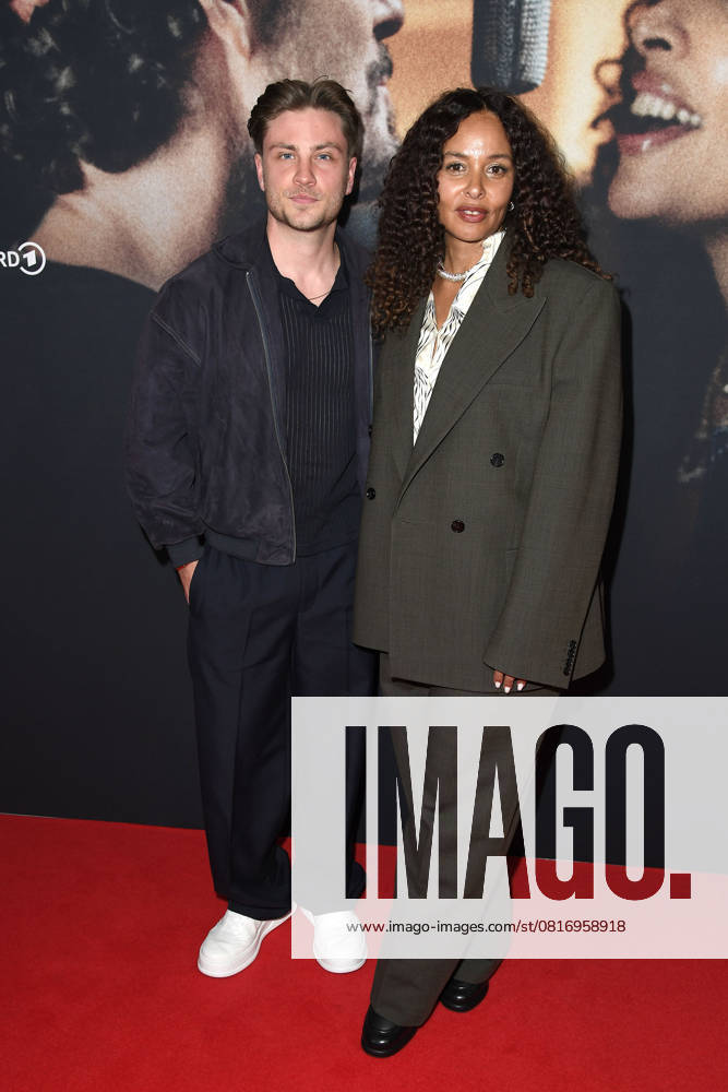 Jannik Schuemann and Joy Denalane at the premiere of the 3-part ARD documentary film series öMax und Joy komm naeher from 8 5 205 in the ARD Mediathek on 7 05 2025 in the Astor Filmlounge in Berlin ARD documentary series Max Joy komm naeher celebrates premiere in Berlin