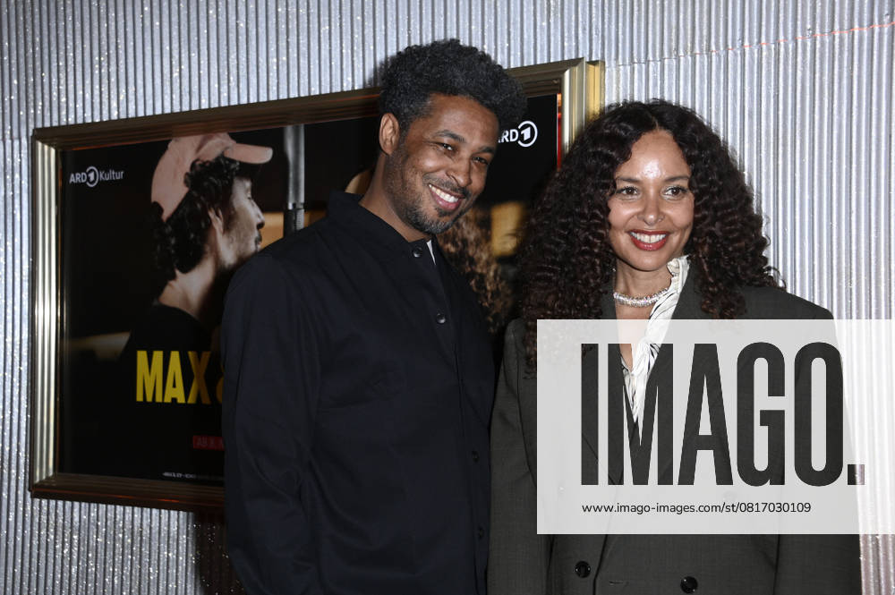 Sekou Neblett and Joy Denalane at the premiere of the ARD documentary series Max Joy Komm näher in the Astor Film Lounge Berlin, 07 05 2025 Foto:xN.xKubelkax xFuturexImagex joy_5554