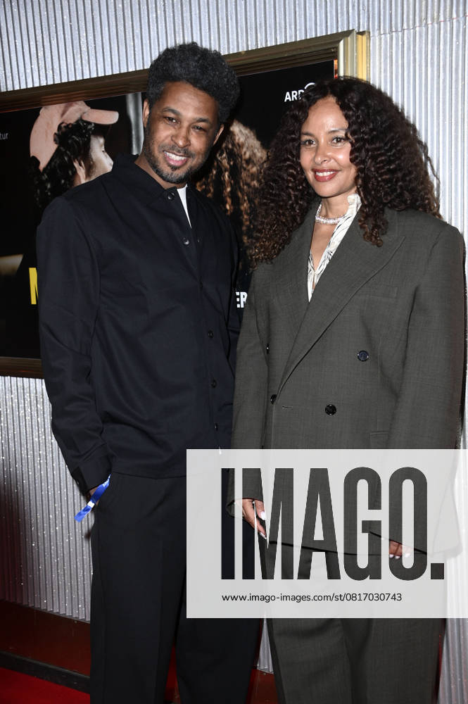 Sekou Neblett and Joy Denalane at the premiere of the ARD documentary series Max Joy Komm näher in the Astor Film Lounge Berlin, 07 05 2025 Foto:xN.xKubelkax xFuturexImagex joy_5545